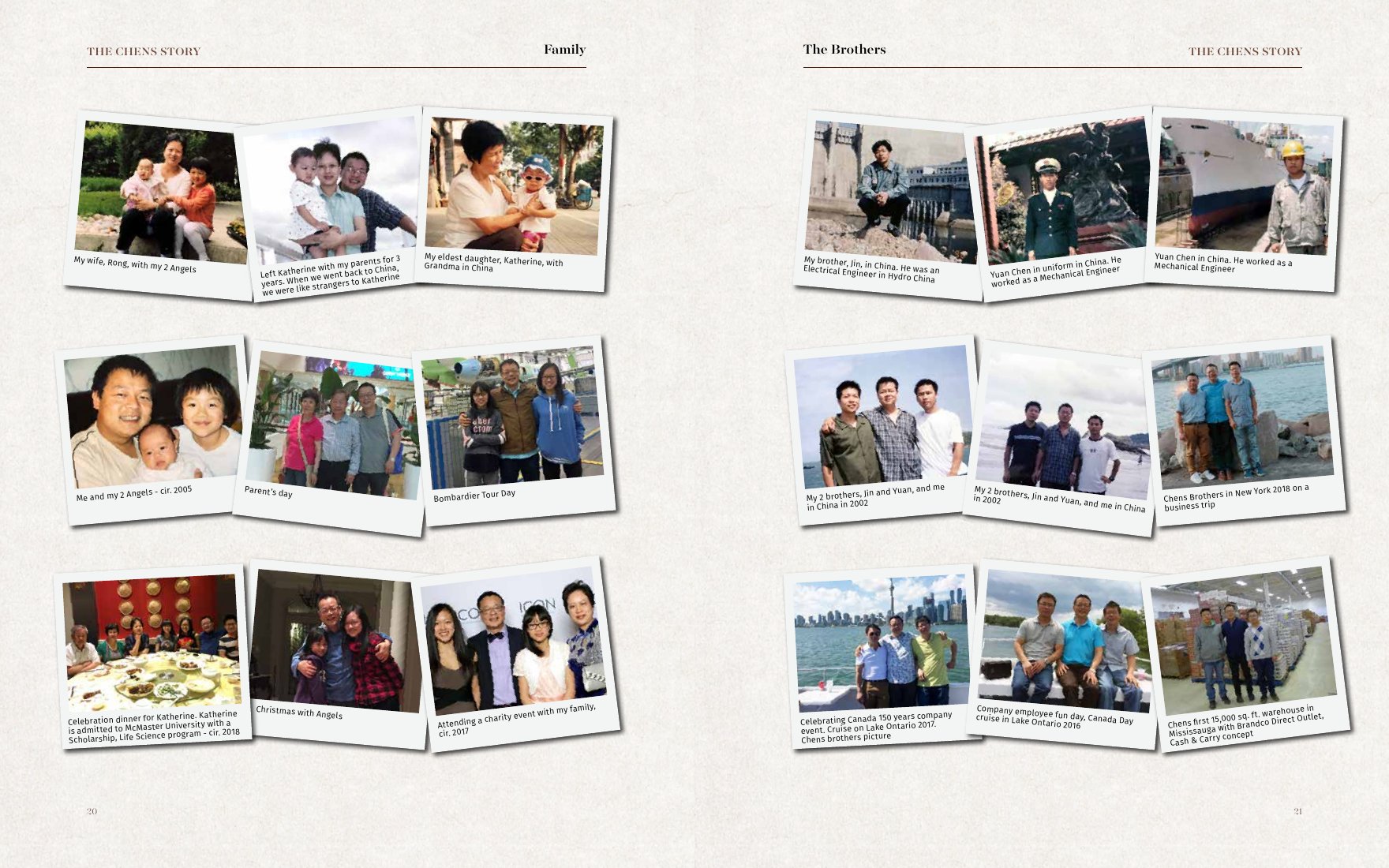 Historic Chen family and brothers photographs from The Chens Story